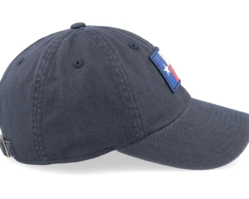 Dad Cap-American Needle Texas Ballpark Patch Navy Dad Cap -