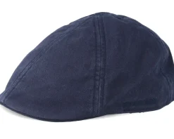Outlet Stetson Texas Cotton 2 Navy Flat Cap -