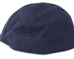 Outlet Stetson Texas Cotton 2 Navy Flat Cap -