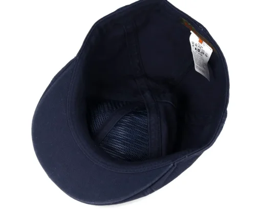 Outlet Stetson Texas Cotton 2 Navy Flat Cap -