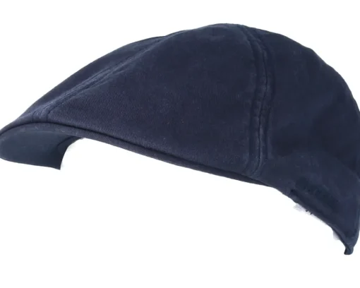 Outlet Stetson Texas Cotton 2 Navy Flat Cap -