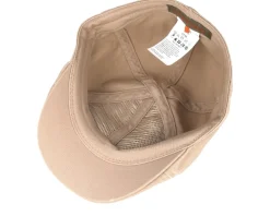 Flat Caps-Stetson Texas Cotton Beige Flat Cap -