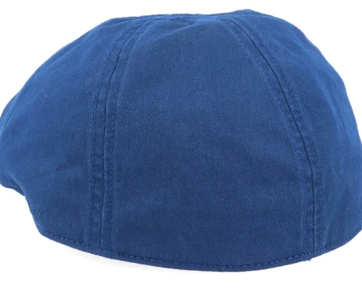Sale Stetson Texas Cotton Navy Flat Cap -