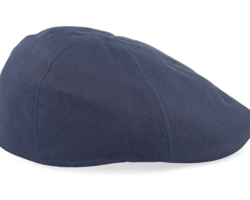 Hot Stetson Texas Cotton Navy Flat Cap -