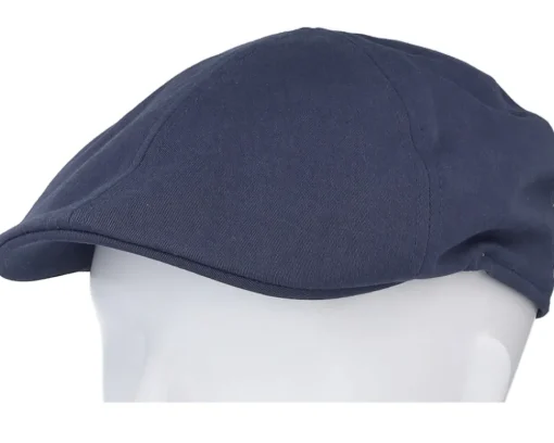 Hot Stetson Texas Cotton Navy Flat Cap -