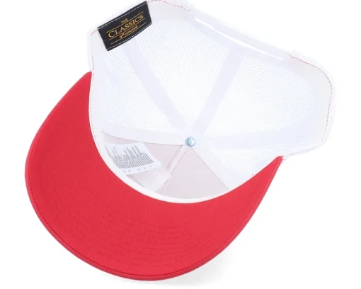 Best Iconic Texas 3d Retro Red/White A-frame Trucker -