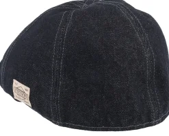 Outlet Stetson Texas Denim Black Flat Cap -
