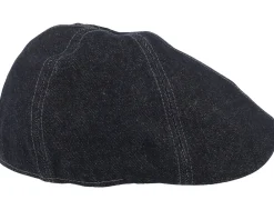 Outlet Stetson Texas Denim Black Flat Cap -