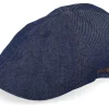 Best Stetson Texas Denim Sustainable Blue Flat Cap -