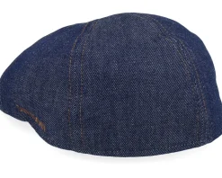 Best Stetson Texas Denim Sustainable Blue Flat Cap -