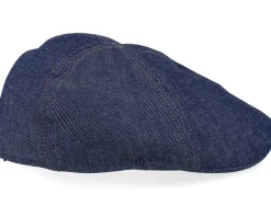 Best Stetson Texas Denim Sustainable Blue Flat Cap -