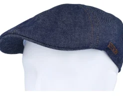 Best Stetson Texas Denim Sustainable Blue Flat Cap -
