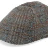 Hot Stetson Texas Harris Tweed Flat Cap -