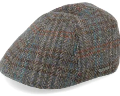 Hot Stetson Texas Harris Tweed Flat Cap -