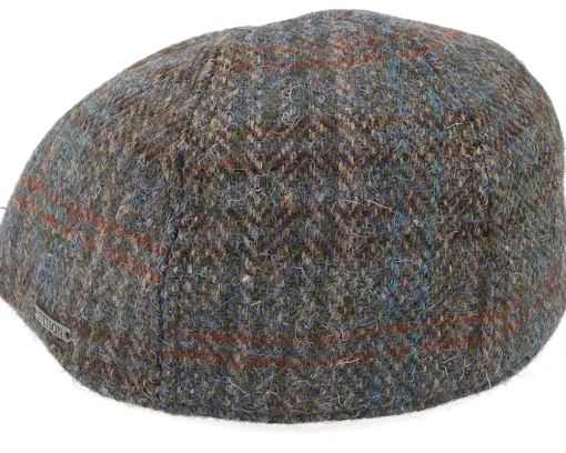 Hot Stetson Texas Harris Tweed Flat Cap -