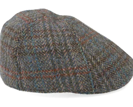 Hot Stetson Texas Harris Tweed Flat Cap -