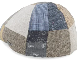 Flat Caps-Stetson Texas Patchwork Patchwork Flat Cap -