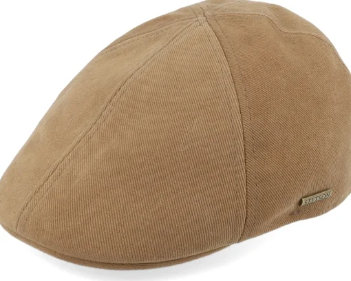 Outlet Stetson Texas Soft Cotton Brown Flatcap -