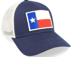 Trucker-American Needle Texas Twill Valin Patch Ivory Navy/White Trucker -