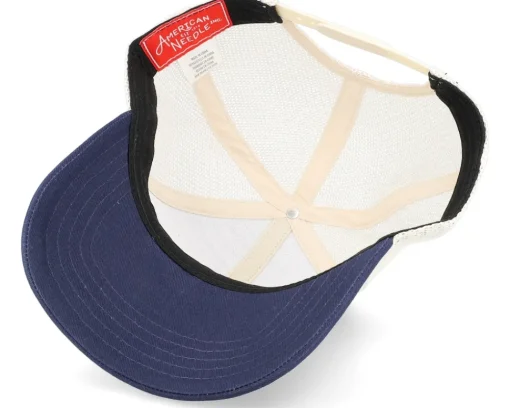 Trucker-American Needle Texas Twill Valin Patch Ivory Navy/White Trucker -