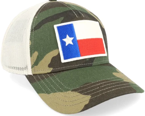Trucker-American Needle Texas Twill Valin Ptch Ivory Camo Trucker -