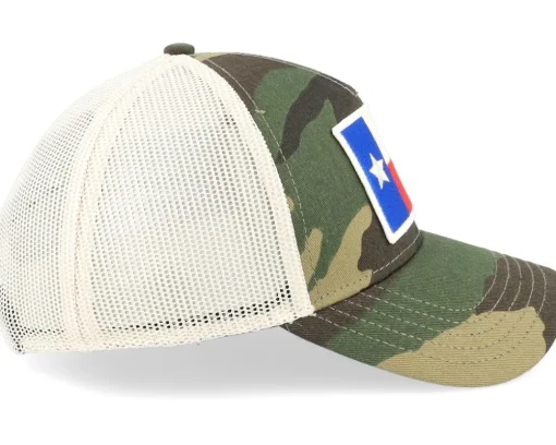Trucker-American Needle Texas Twill Valin Ptch Ivory Camo Trucker -