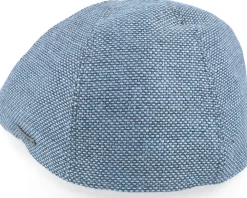 Online Stetson Texas Virgin Wool/Linen Blue Flat Cap -