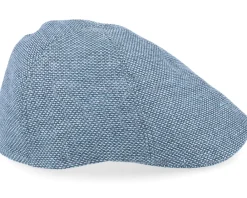 Online Stetson Texas Virgin Wool/Linen Blue Flat Cap -