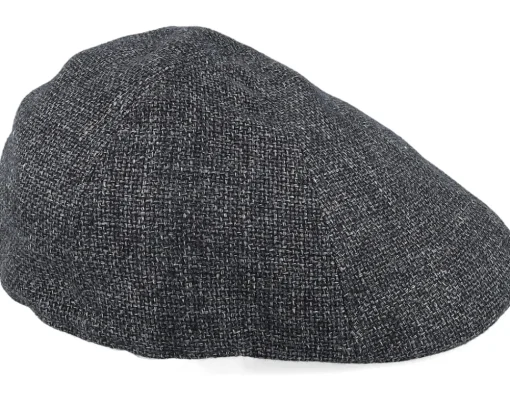 Fashion Stetson Texas Virgin Wool/Linen Grey Flat Cap -