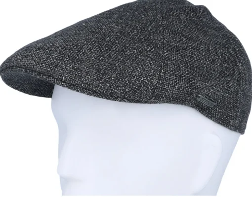 Fashion Stetson Texas Virgin Wool/Linen Grey Flat Cap -