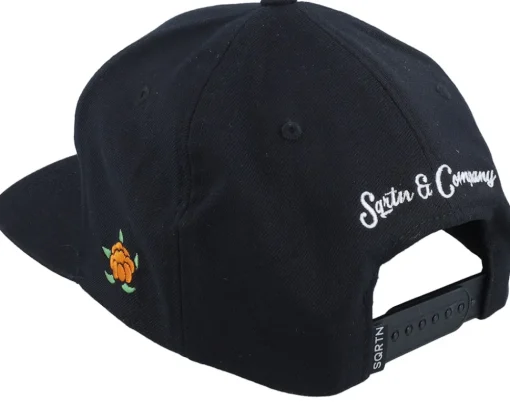Snapback-SQRTN Tgn Big-fit Cap Black Snapback -