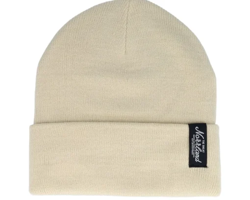 Cuff Beanies-SQRTN Tgn Patch Beanie Sand Cuff -