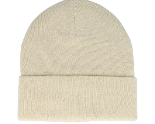 Cuff Beanies-SQRTN Tgn Patch Beanie Sand Cuff -