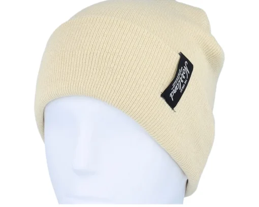 Cuff Beanies-SQRTN Tgn Patch Beanie Sand Cuff -