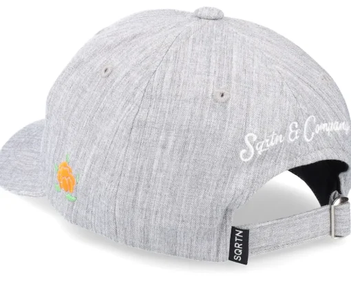 Sale SQRTN Tgn Script Hooked Cap Adjustable - Grey