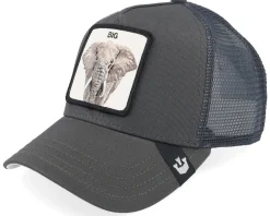 Trucker-Goorin Bros. The Big Elephant Seasonal Core Charcoal A-Frame Trucker -
