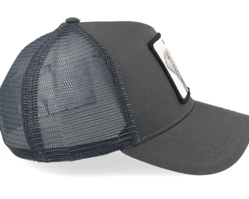 Trucker-Goorin Bros. The Big Elephant Seasonal Core Charcoal A-Frame Trucker -