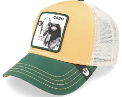 Trucker-Goorin Bros. The Cash Cow Yellow/White/Green Trucker -