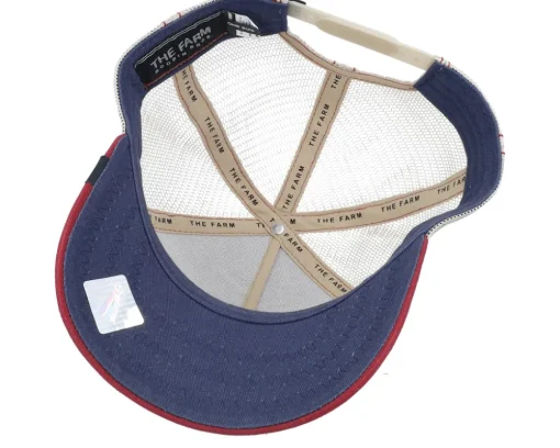 Clearance Goorin Bros. The Cock Navy/Khaki/Red Trucker - Blue