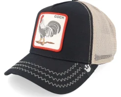 Clearance Goorin Bros. The Cock Navy/Khaki/Red Trucker - Blue