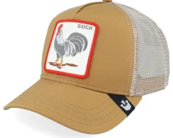Clearance Goorin Bros. The Cock Navy/Khaki/Red Trucker - Blue