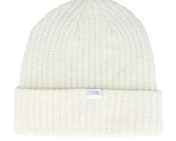 Cuff Beanies-Coal The Dan Off Cuff - White