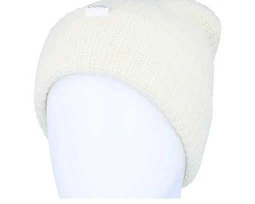 Cuff Beanies-Coal The Dan Off Cuff - White