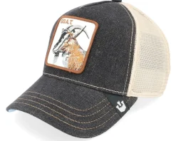 Trucker-Goorin Bros. The Goat Charcoal Trucker -