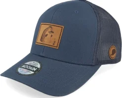 Trucker-Moomin The Groke Engraved Patch Navy Trucker - Blue