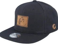 Best Moomin The Groke Engraved Patch Snapback - Black