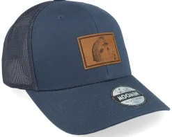 Trucker-Moomin The Groke Engraved Patch Navy Trucker - Blue