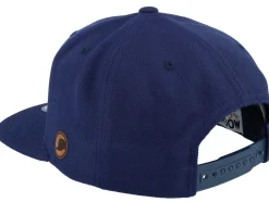 Snapback-Moomin The Groke Engraved Patch Navy Snapback - Blue