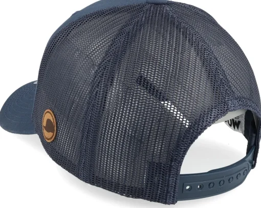 Trucker-Moomin The Groke Engraved Patch Navy Trucker - Blue