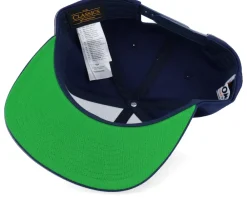 Snapback-Moomin The Groke Engraved Patch Navy Snapback - Blue